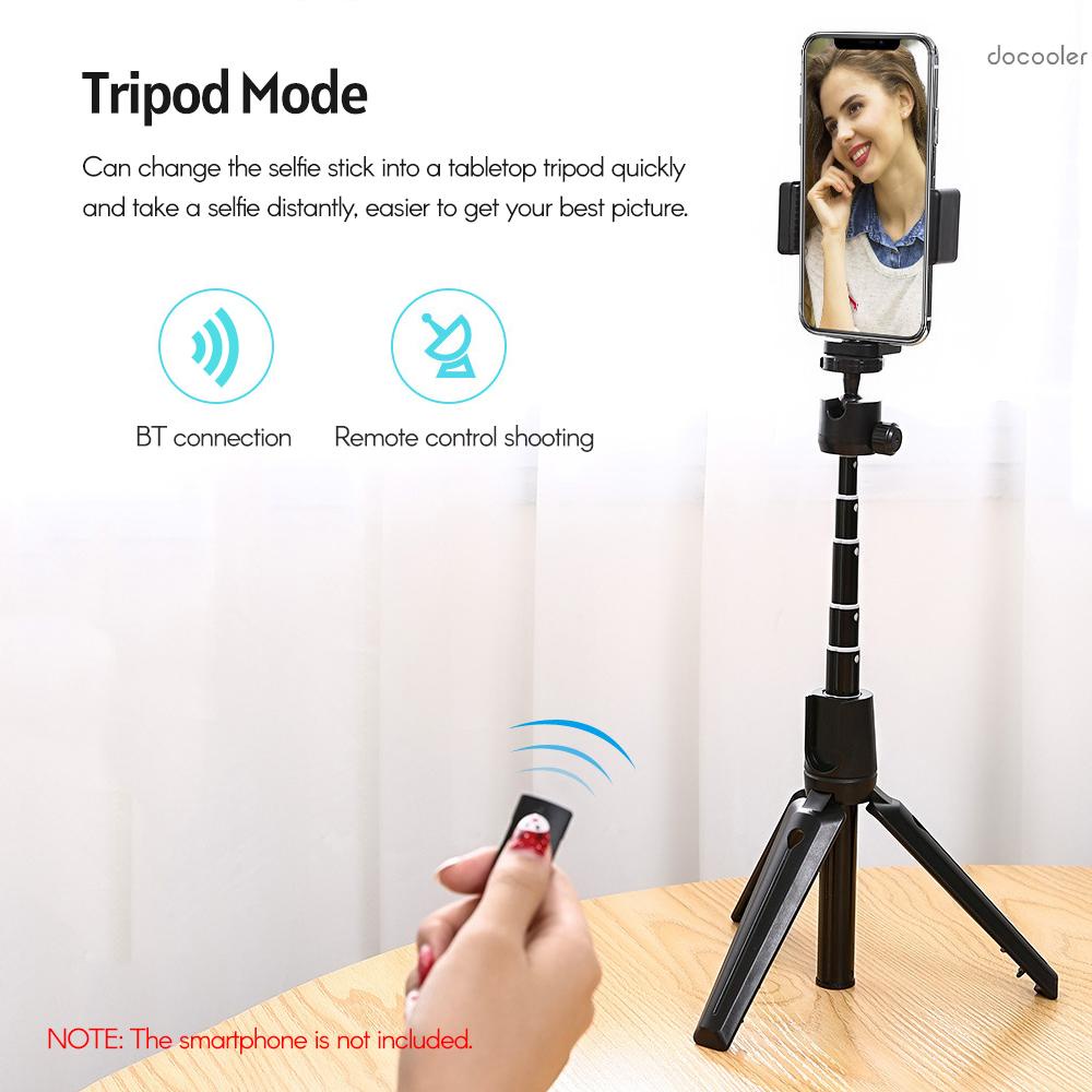 Gậy Tự Sướng 7 Phần Bằng Hợp Kim Nhôm Có Thể Kéo Dài Kèm Chân Đế Điều Khiển Bt Cho Điện Thoại / Camera | BigBuy360 - bigbuy360.vn