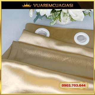 Rèm cửa sổ màu vàng kem, rèm cửa chính treo tường trang trí decor VIP12 Vuaremgiasi
