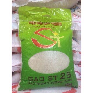 Gạo sạch ST25 (28k/kg, bao 10 kg) - ngon nhất TG