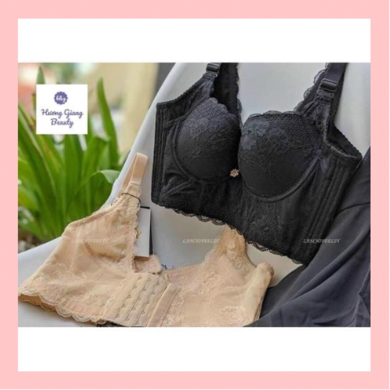 Áo Ngực Định Hình Bản To Che Khuyết Điểm Mỡ Lưng, Nách, Nâng Ngực Tự Nhiên Chống Hằn Lưng