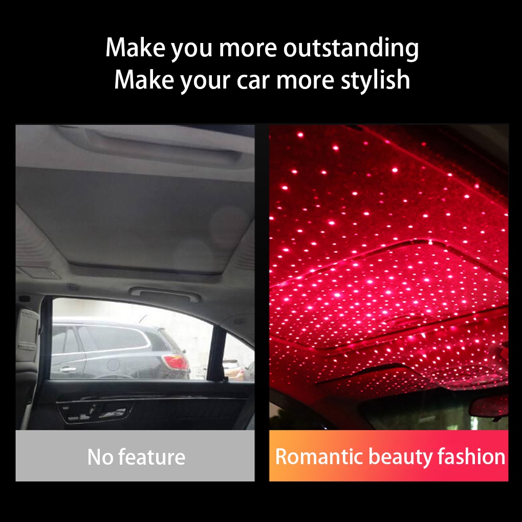 Đèn LED chiếu bầu trời sao trang trí trần nhà/xe hơi