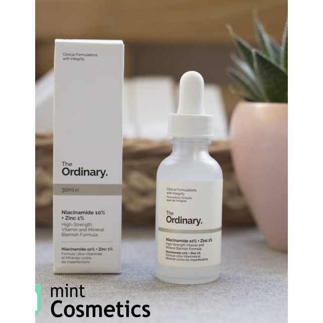 [Mã 159FMCGSALE giảm 8% đơn 500K] Serum The Ordinary Niacinamide 10% + Zinc 1% Giảm Viêm , Giảm Mụn