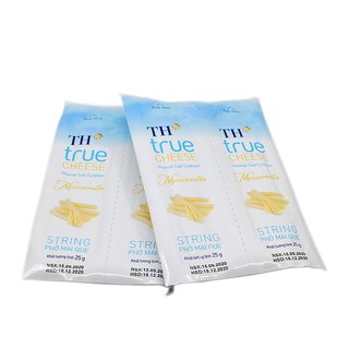 Phô mai que - Bịch 4 que Phomai TH true CHEESE Mozzarella (Bịch 100g)