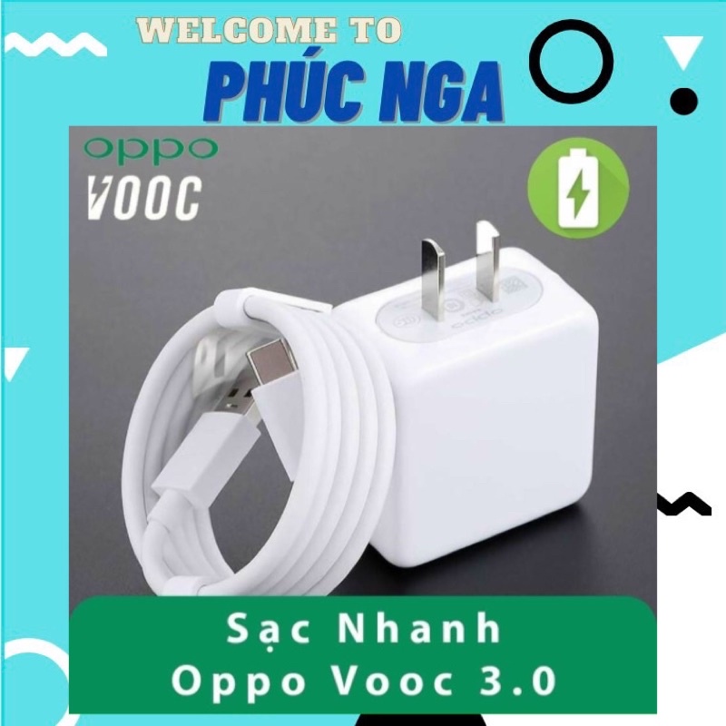 Bộ sạc nhanh Oppo Vooc bảo hành 3 tháng