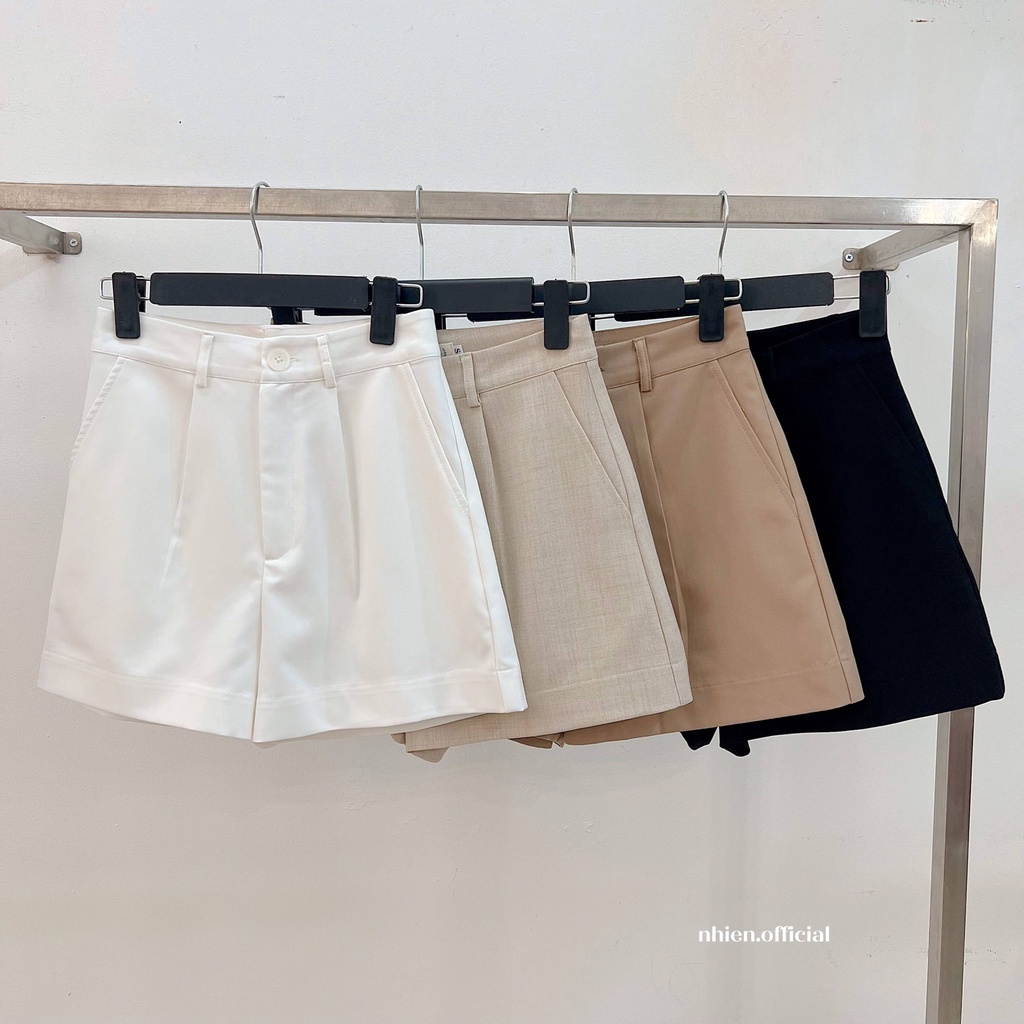 Quần short nữ, quần short vải Nhienvintage_BQ1 | BigBuy360 - bigbuy360.vn