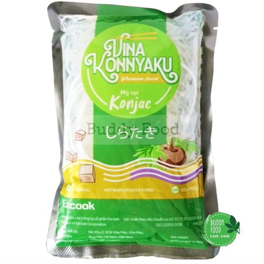 Gói Mỳ Konjac/Mỳ Nưa 150gr Healthy Food Năng Lượng Thấp