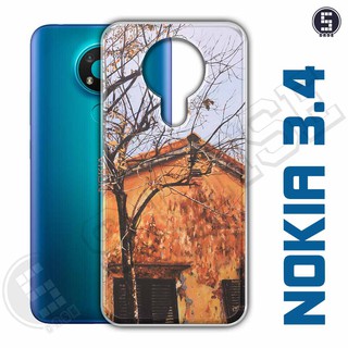 Ốp điện thoại Nokia 3.4 Dẻo Chống Shock Nhiều Mẫu Tuyển Tập 11 Phố Cổ Sơn Dầu A923-CL11