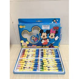 [Mã LIFEB04ALL giảm 10% tối đa 15K đơn 0Đ] BútSápMàuMickey,Elsa,Ôtô18màu,24màuChuẩnXịn