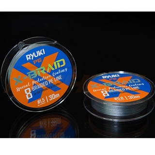 Dây dù câu cá siêu bền PE RYUKI 8X Braid