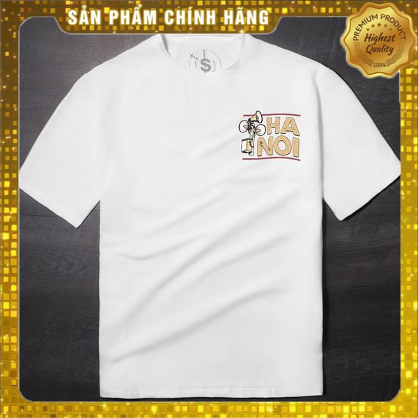 [Hàng Auth] Áo thun tay lỡ HaNoi Xịn, Unisex form rộng, COTTON  Oversize - K003_LN. | BigBuy360 - bigbuy360.vn