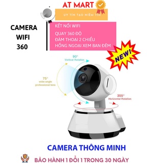 Camera V380, camera wifi IP V380 tích hợp microphone ghi âm thanh, đàm thoại 2 chiều tiện lợi