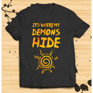 SALE- Áo thun NARUTO SHIPPUDEN ITS WHERE MY DEMONS HIDE cực chất