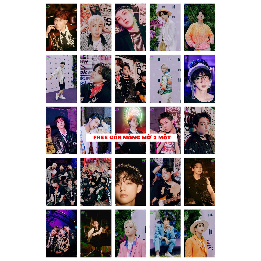 Lomo card 25 ảnh nhóm BTS - 2022 SEASON'S GREETINGS