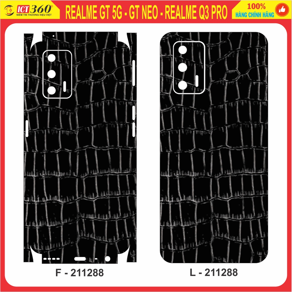 Dán Lưng Skin 3D Realme GT 5G, Realme GT Neo , Realme Q3 Pro