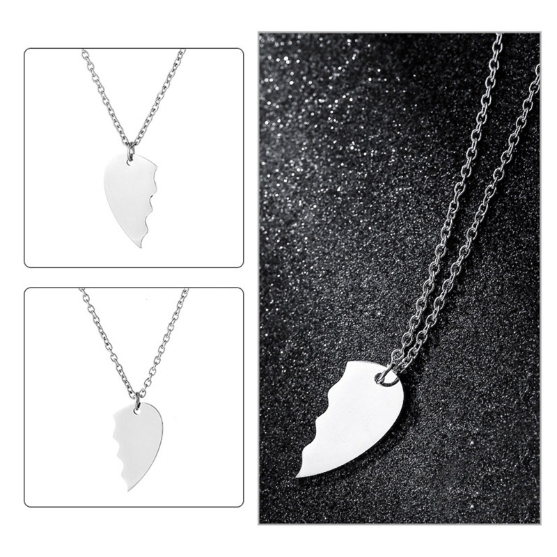 Vòng cổ Cặp Đôi Hình Trái Tim Phong Cách Gothic Punk