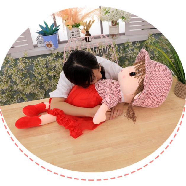 Búp bê gấu bông váy chùm cao cấp 3 màu - 2 size cho bé thỏa sức lựa chọn - đồ chơi Hải Minh