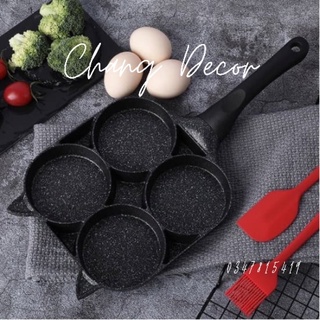 Chảo đa năng chống dính 4 ngăn chiên trứng , làm bánh