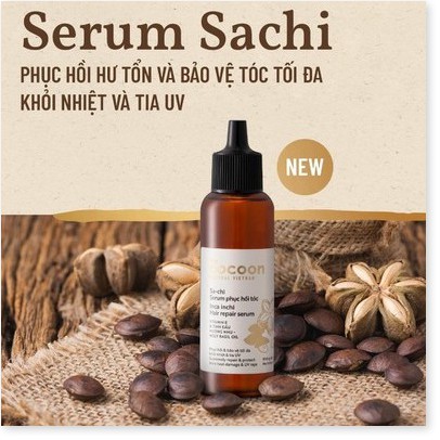 Combo phục hồi tóc hư tổn gồm Serum Tóc SACHI SA-CHI COCOON 70ml + Dưỡng tóc tinh dầu vỏ bưởi POMELO 100ml