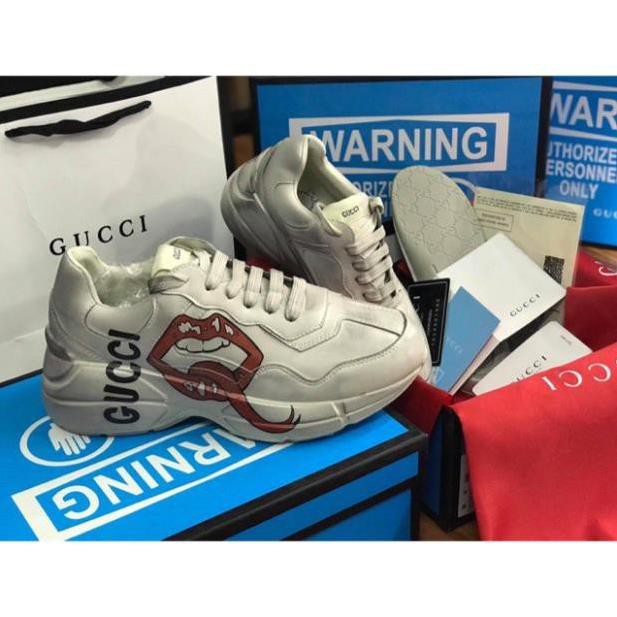 NEW | Bán Chạy | 👟 [Hàng Sẵn] [Full Box] Giày Gucci bánh mỳ Môi bẩn Tặng Vớ 60k SẴN . 2020 2020 WT * XX !