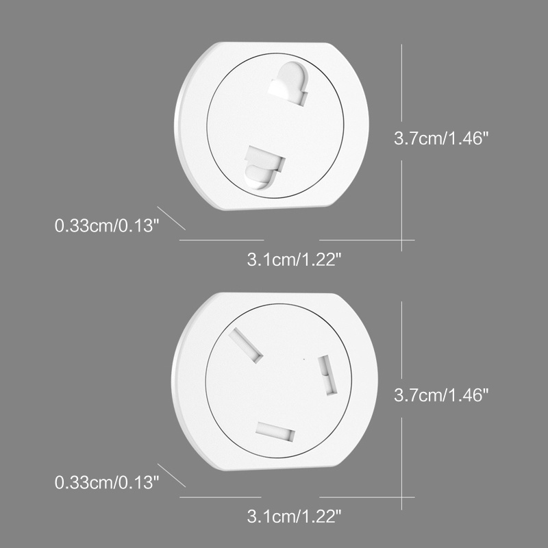 Set 5 Nắp Đậy Ổ Cắm Điện Cách Tân Bảo Vệ An Toàn Cho Bé