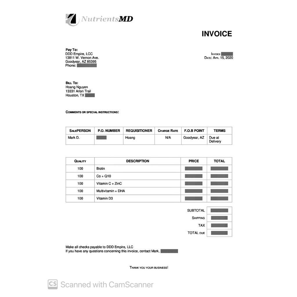 NutrientsMD Vitamin C + ZinC - Hỗ trợ điều trị mụn và tăng đề kháng cơ thể | Thế Giới Skin Care