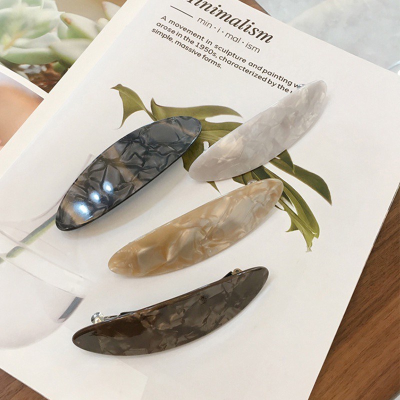 Kẹp Tóc Kim Loại Phong Cách Vintage Dịu Dàng Cho Nữ