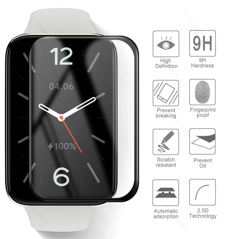 Miếng Dán Bảo Vệ Màn Hình 3D PMMA Cho Xiaomi Band 7 Pro