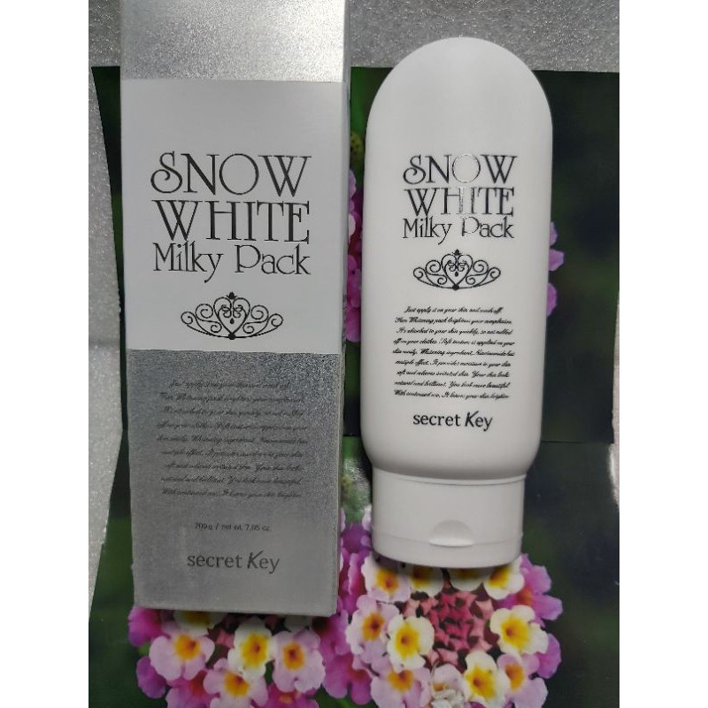 Kem Tắm Trắng Da Mặt Và Toàn Thân Secret Key Show White Milky Pack 200g