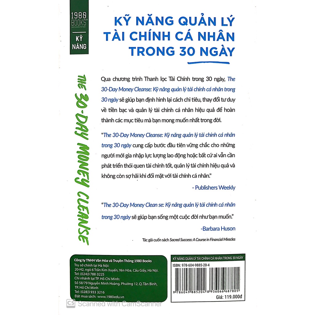 Sách - Kỹ Năng Quản Lý Tài Chính Cá Nhân Trong 30 Ngày