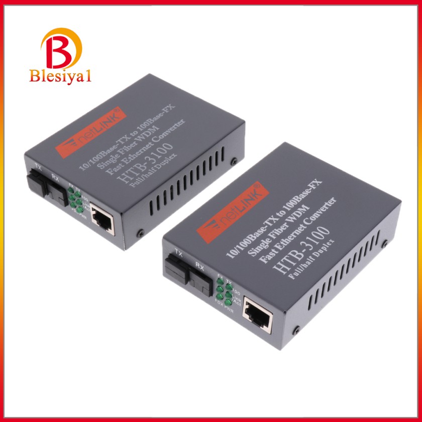 Set 2 Bộ Chuyển Đổi Ethernet Htb-3100ab 100m 25km Sang Rj45