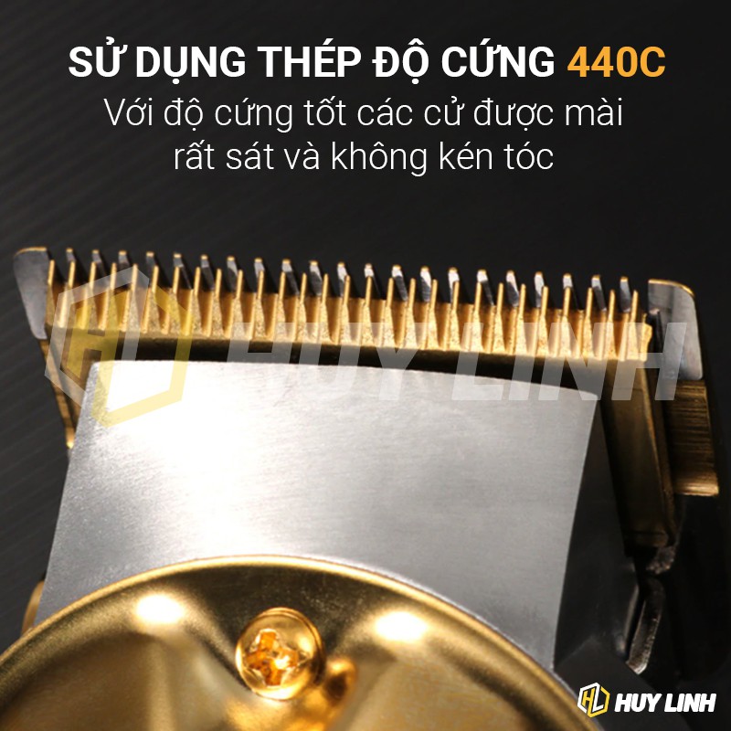 Kemei KM1986 - Tông đơ cao cấp chuyên dụng cho Salon tóc dung lượng pin lớn 2500Mah