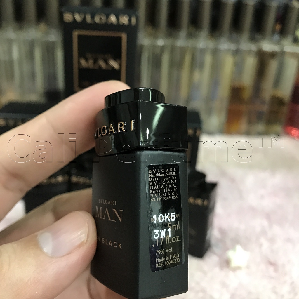Nước Hoa Nam Bvlgari Man In Black 5ml Mùi Hương Mạnh Mẽ Nam Tính