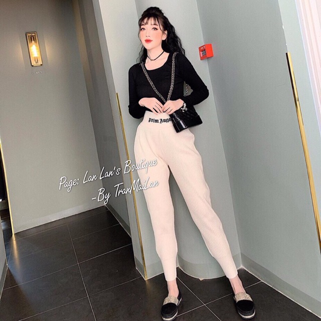 Quần lên bom chữ cạp