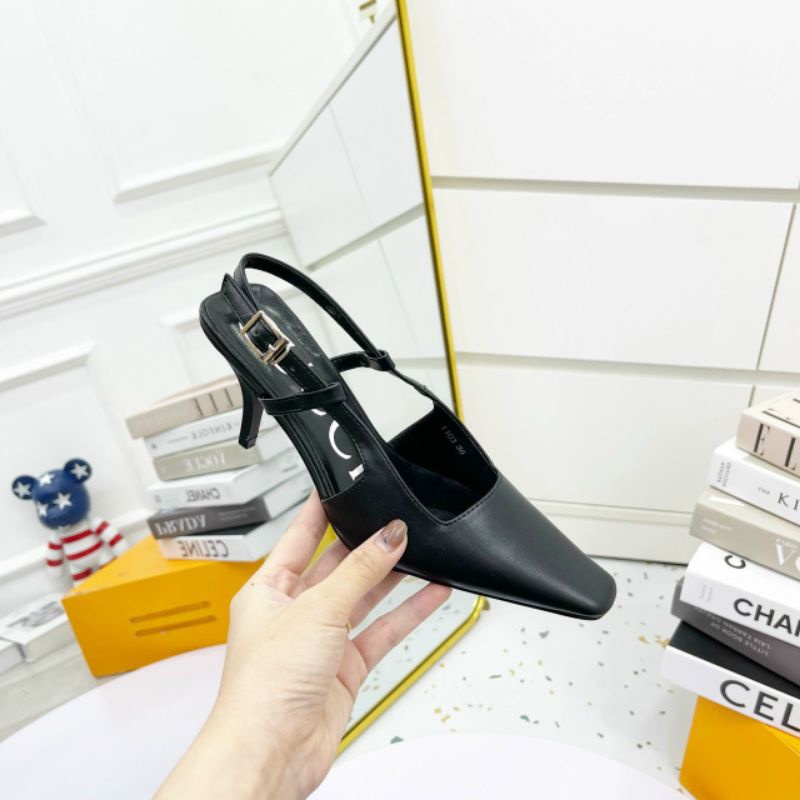 Cxz(ẢNH THẬT) Sandal 8p Mũi Vát Da Dệt Mềm Êm Fullbox Bill Túi Cao Cấp