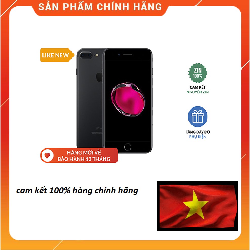 Điện thoại iPhone 7 Plus fullbox bản quốc tế - BH 12 Tháng