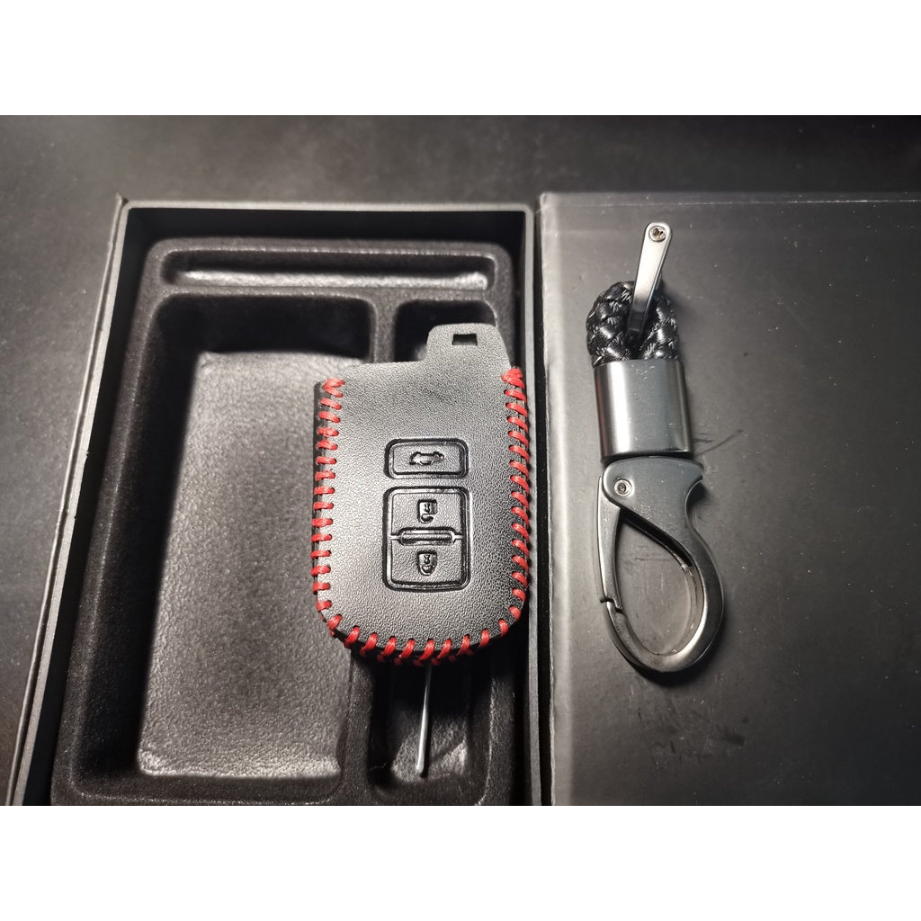 Bao da ốp chìa khóa, Ốp chìa khóa carbon cho xe ô tô TOYOTA CAMRY VIOS FORTUNER RUSH INNOVA ALTIS LAND CRUISE