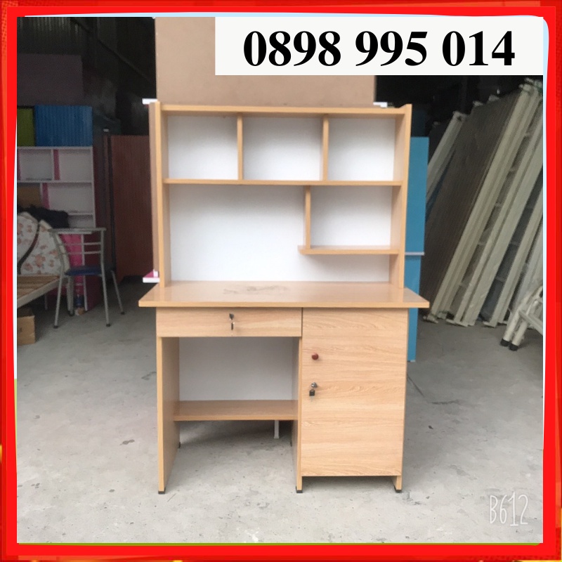 Bàn học sinh cho bé chất liệu gỗ ép OKAL bền đẹp giao khu vực HCM, BD