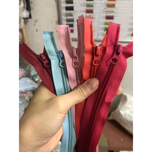 Dây Kéo Răng Cước Các Màu Dài 80Cm, 90Cm, 100Cm, 110Cm