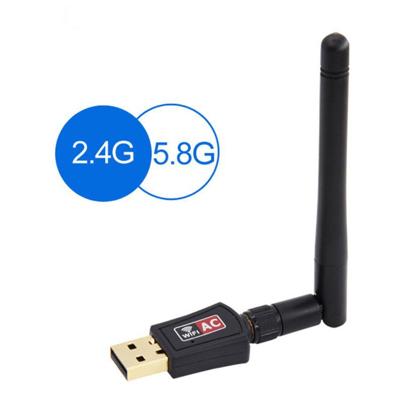 Usb Thu Sóng Wifi 600mbps 2.4g / 5.8g Cho Pc Tv Box | BigBuy360 - bigbuy360.vn