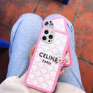ốp lưng iphone hoạ tiết celin thêu sang chảnh