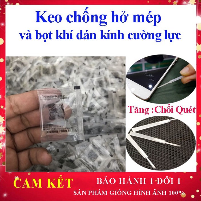 Keo Chống Hở Mép Khi Dán Kính Cường Lực Bộ Keo + Chổi