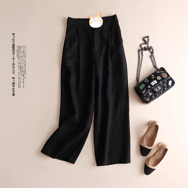 Quần đũi ống rộng đũi lụa siêu đẹp