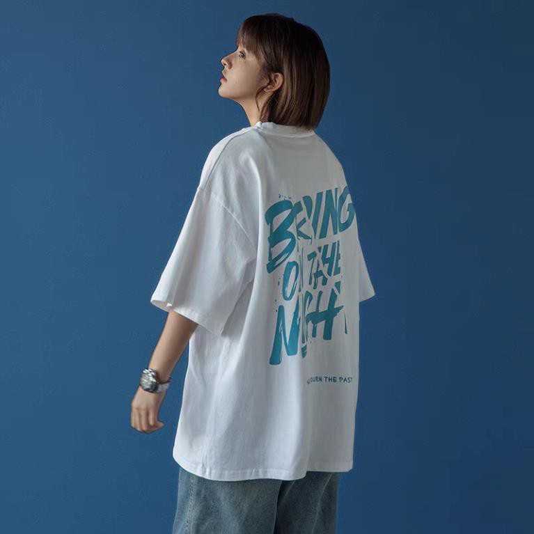 Áo thun tay lỡ from rộng [BRING ON THE NIGHT] Unisex . | BigBuy360 - bigbuy360.vn