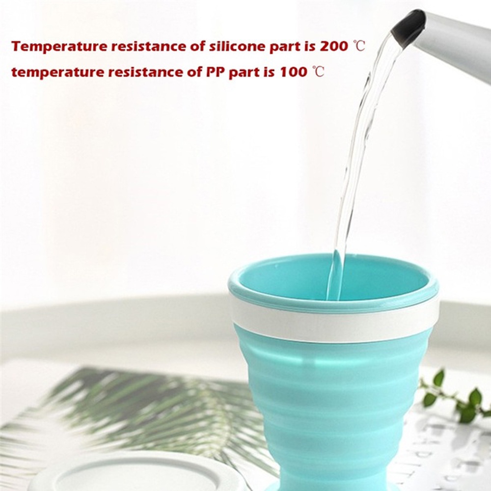 Cốc Đựng Nước Bằng Silicon Có Thể Xếp Gọn 100/200/350ml Tiện Dụng