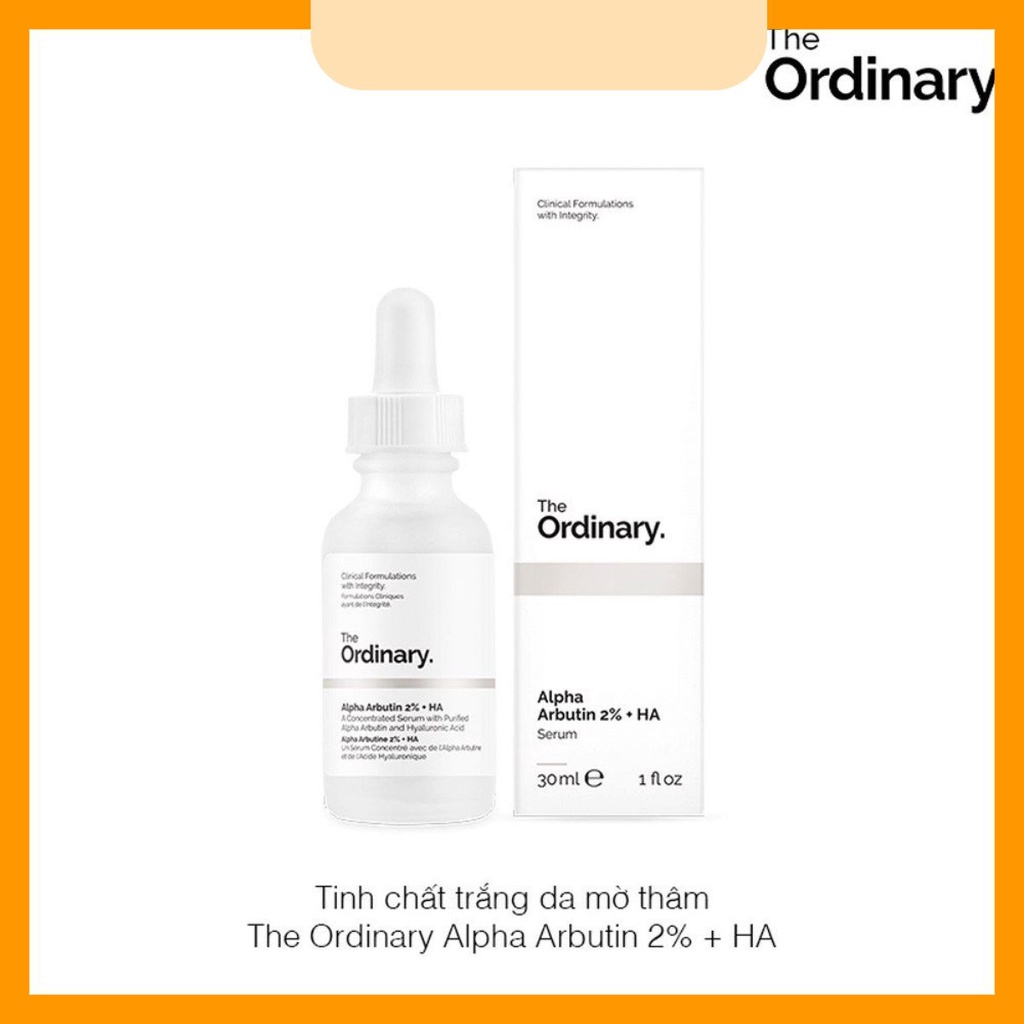Tinh chất dưỡng trắng Alpha Arbutin 2% + HA - The Ordinary ๖ۣۜᗩ