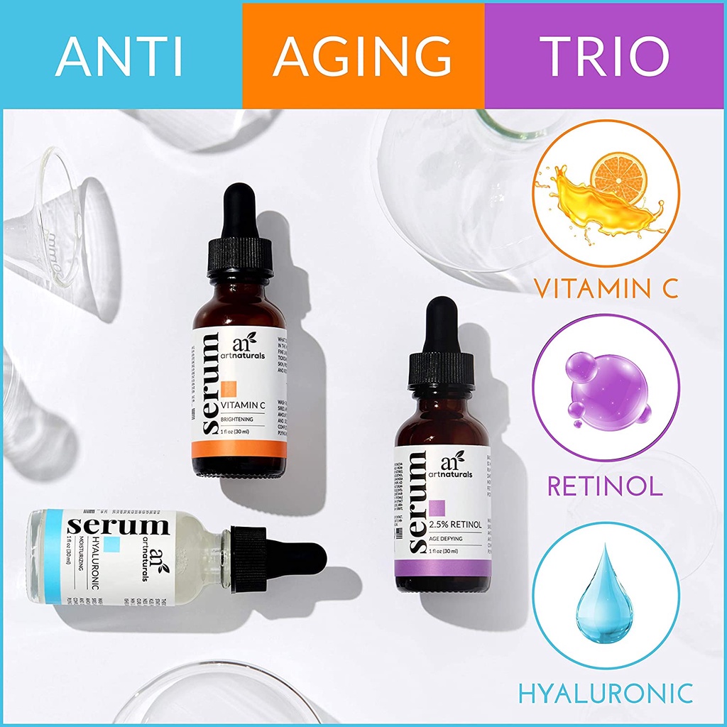 Tinh chất dưỡng da Art Naturals Trio Set | BigBuy360 - bigbuy360.vn
