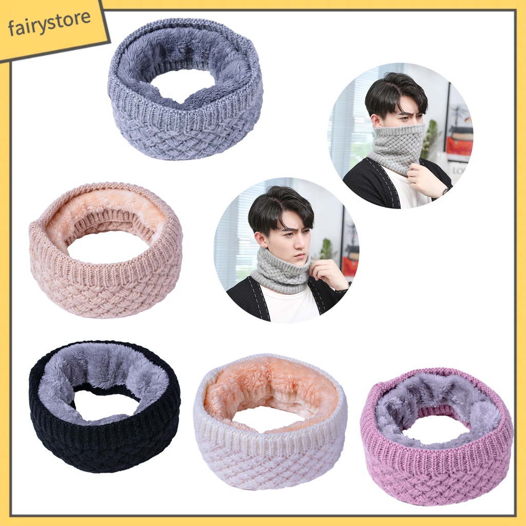 Khăn choàng cổ vải nỉ hình tròn dày dặn giữ ấm chống biến dạng