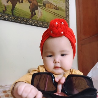 Mũ turban cho bé
