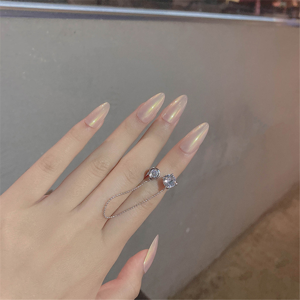 Nhẫn Hở Hình Bướm Xinh Xắn Dành Cho Nữ phụ kiện bộ trang sức nhẫn Yanqueens Quà tặng phụ kiện