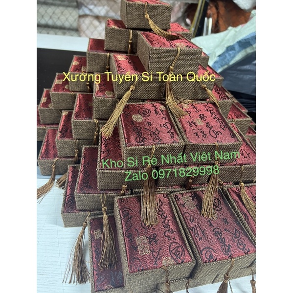 Hộp Gấm 7x10 Combo 10 hộp